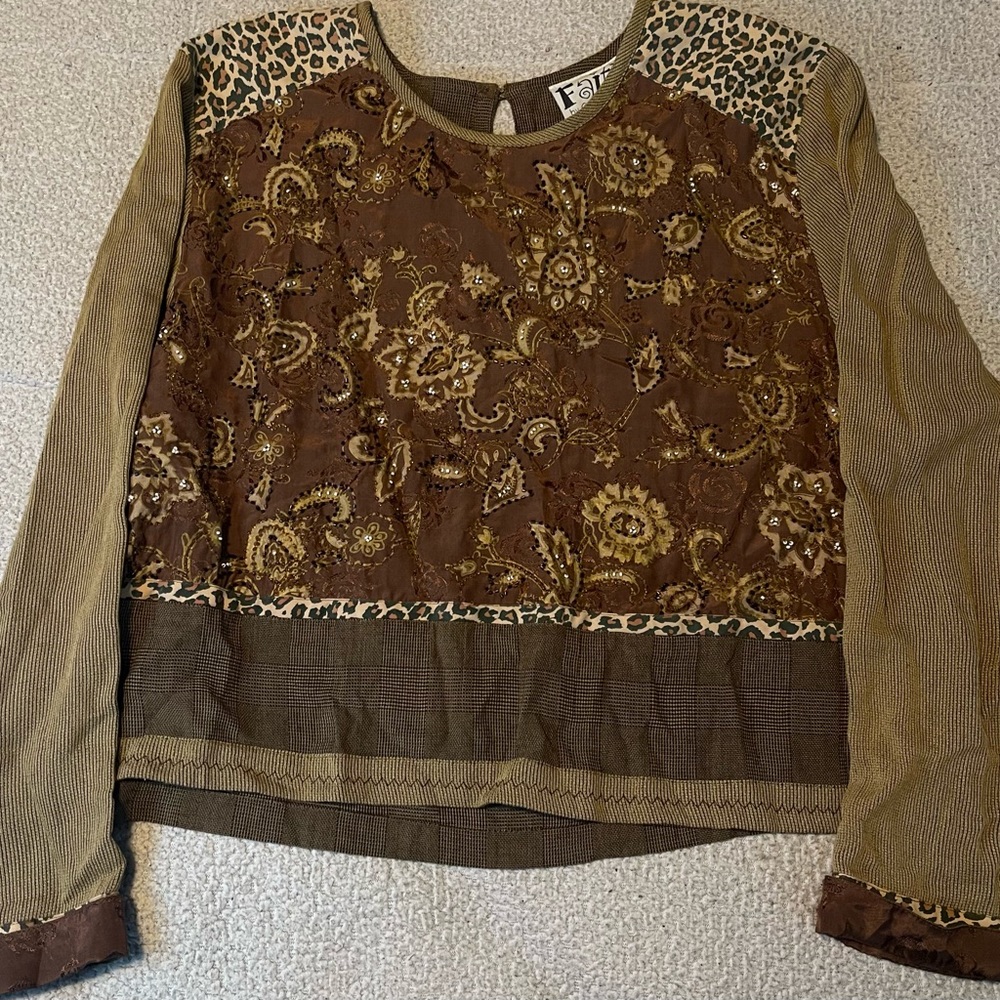 Vintage Faith By Celia Forrester Women’s Blouse